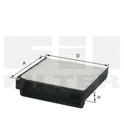 FIL FILTER hc7163 -  Фильтр воздуха в салоне